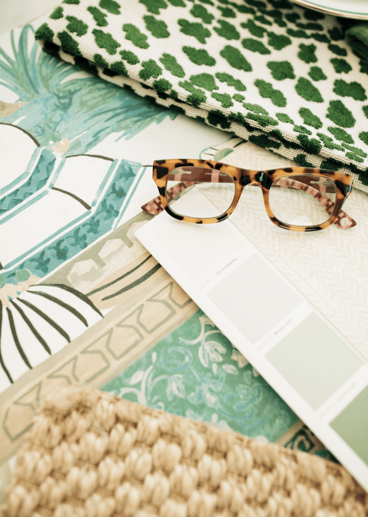 Curated design elements and textures