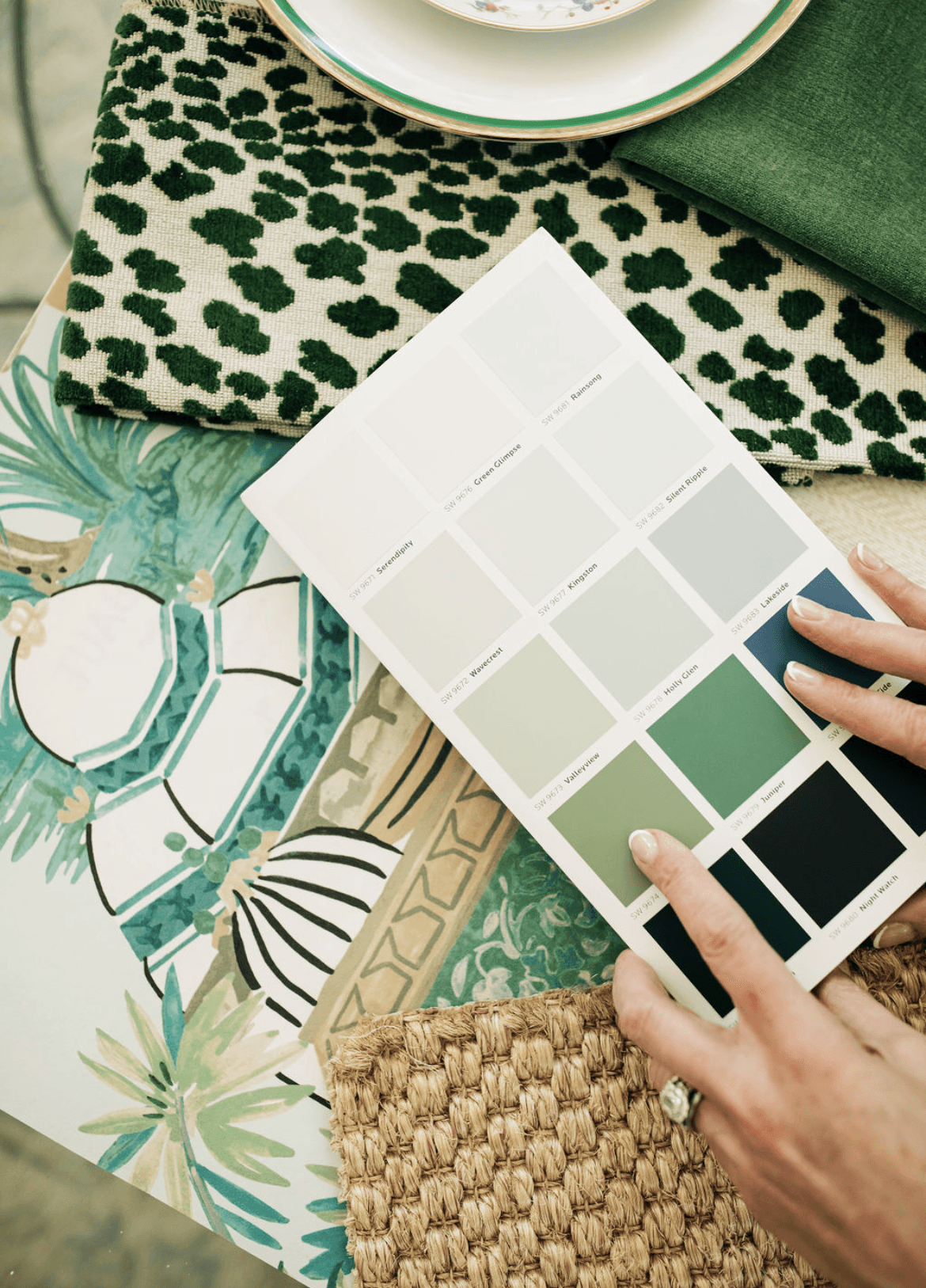 Staged home interior